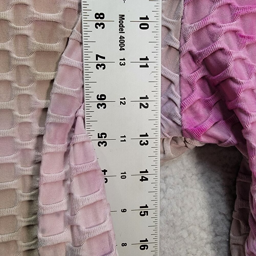 Bae City Pink Tie Dye Scale Pull On Bubble Butt Tik Tok Loungewear Leggings - Picture 7 of 16